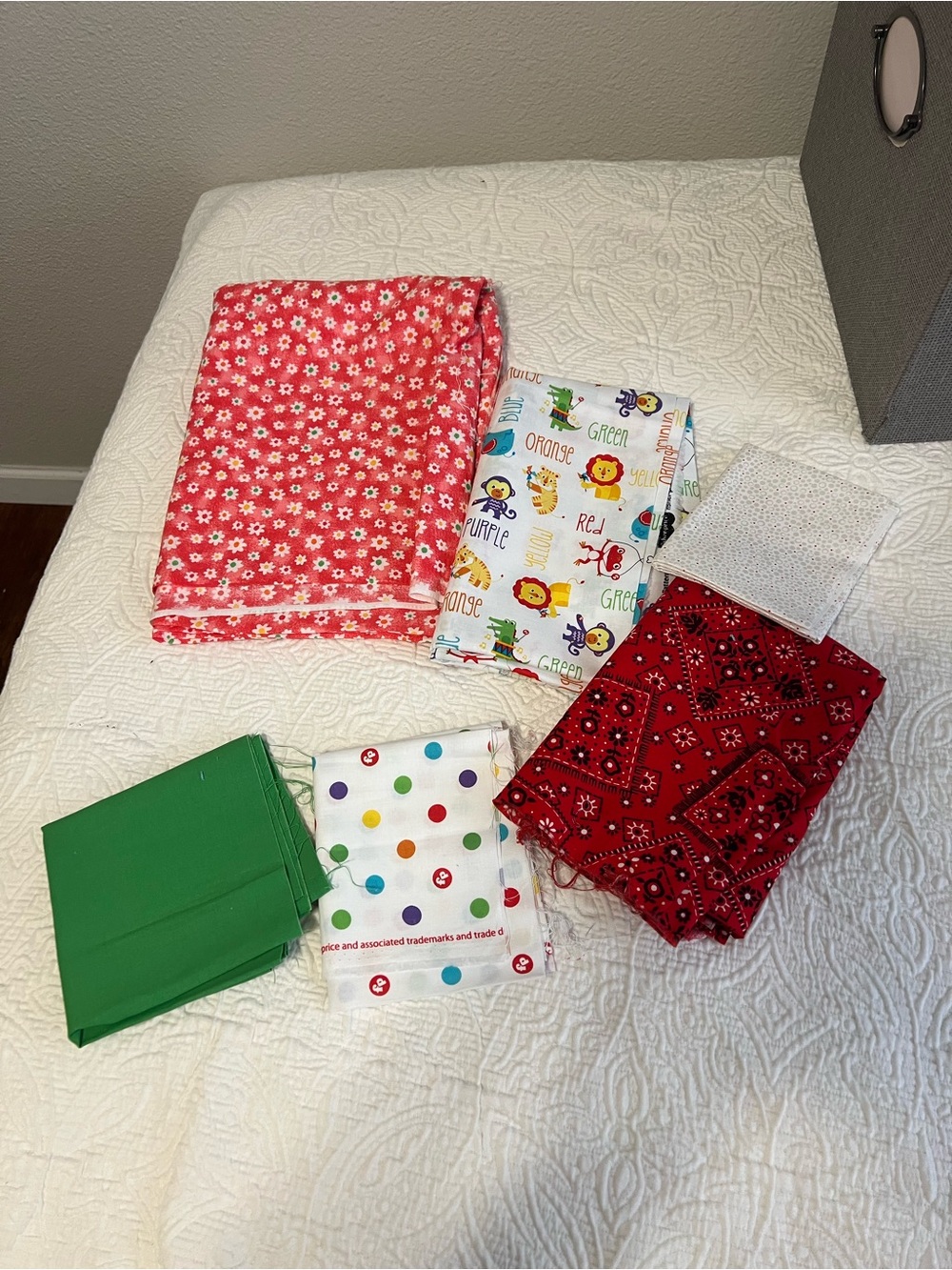 Riley Blake Fisher-Price kids Fabric Assortment for quilts,  4++ yards
